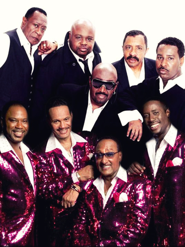 Photo of Theo Peoples with the Temptations and Four Tops