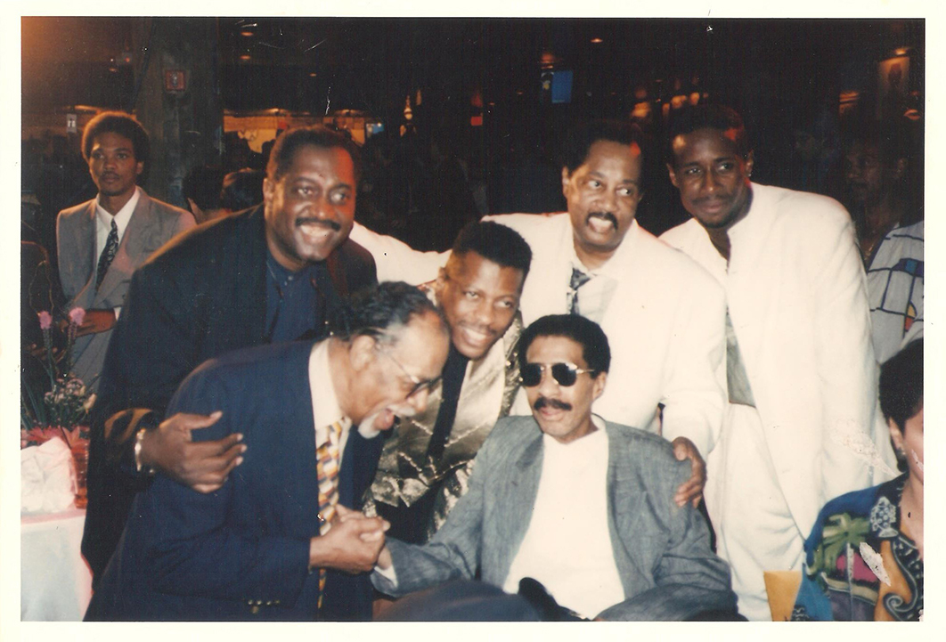 Photo of Theo Peoples with Cholly 'Pops' Atkins