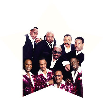 Photo of Theo Peoples with the Temptations and Four Tops